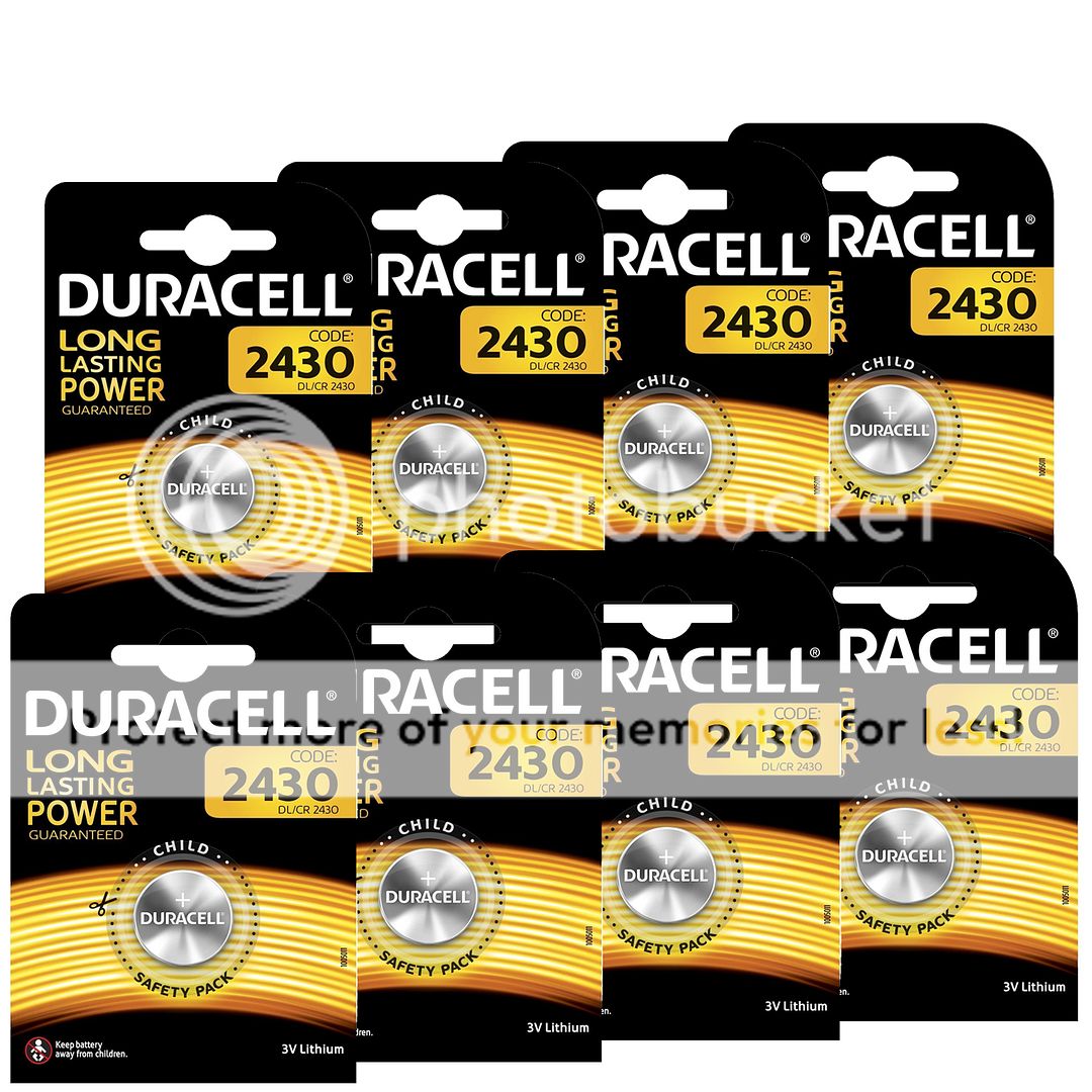 8 DURACELL CR2430 LITHIUM BATTERIES 3V COIN CELL DL2430 ECR2430 EXP 2027 NEW eBay